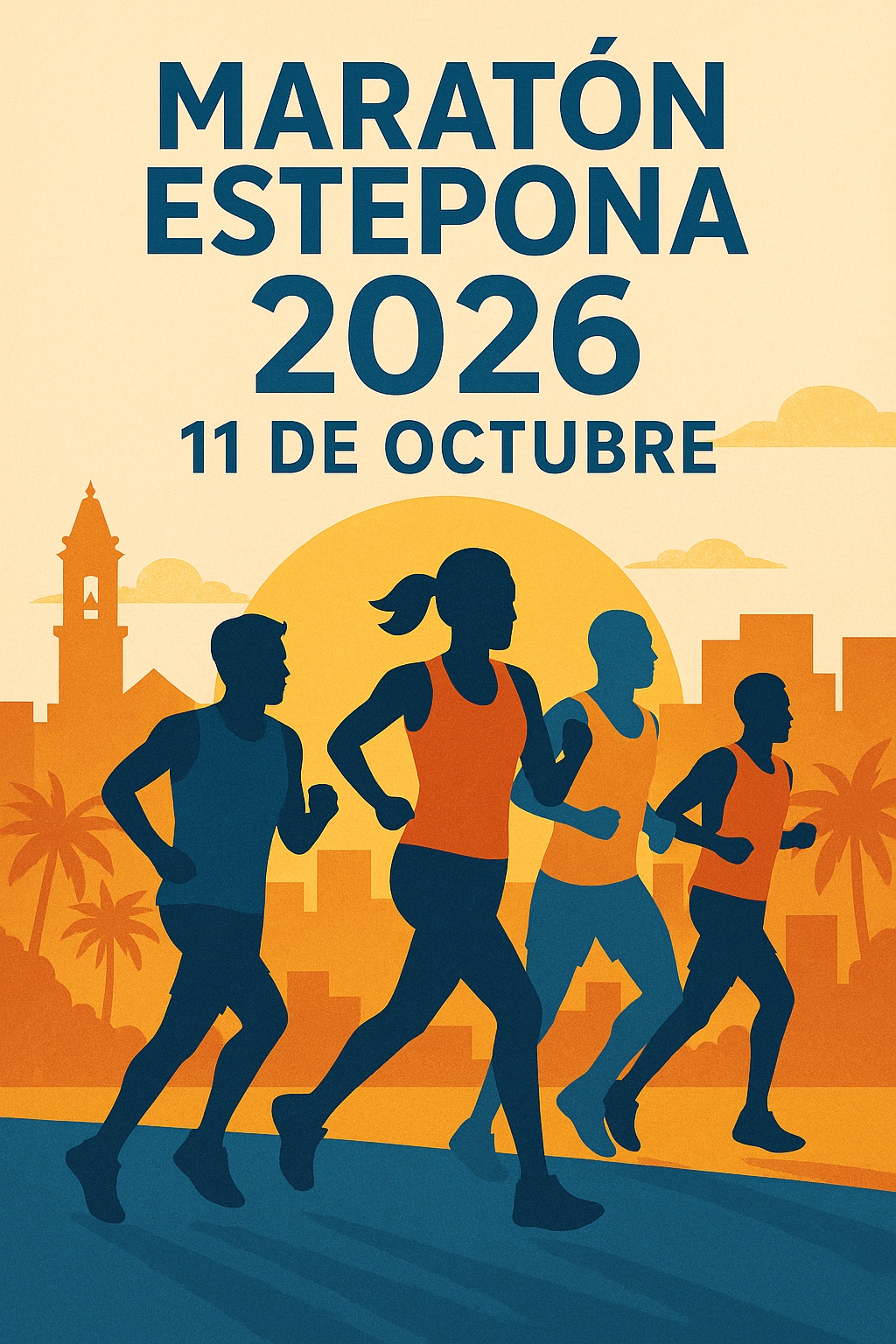 Cartel Maratón Estepona 2026